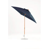 7.5 Ft Frankford Square Patio Umbrella- Crank Auto-Tilt- Wood Grain Frame