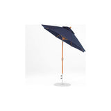 7.5 Ft Octagonal Frankford Patio Umbrella- Crank Auto-Tilt- Wood Grain Frame