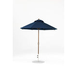 7.5 Ft Octagonal Frankford Patio Umbrella- Crank Lift- Matte Bronze Frame