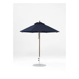 7.5 Ft Octagonal Frankford Patio Umbrella- Pulley Lift- Matte Bronze Frame