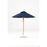 7.5 Ft Octagonal Frankford Patio Umbrella- Pulley Lift- Wood Grain Frame