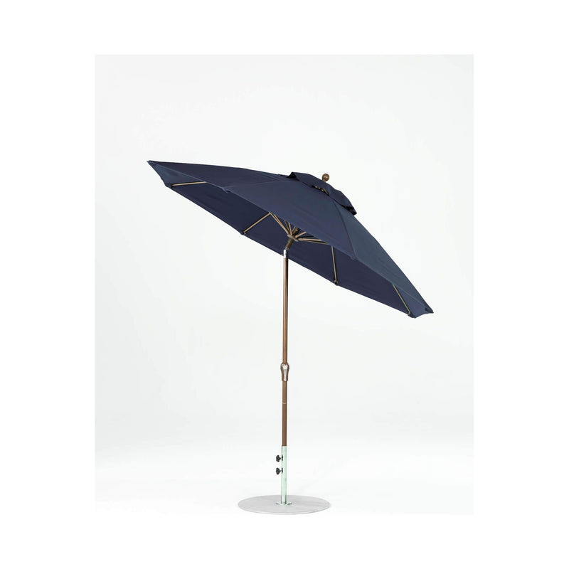 9 Ft Octagonal Frankford Patio Umbrella- Crank Auto-Tilt- Matte Bronze Frame