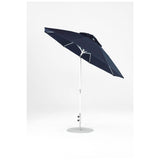 9 Ft Octagonal Frankford Patio Umbrella- Crank Auto-Tilt- Matte White Frame