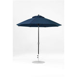 9 Ft Octagonal Frankford Patio Umbrella- Crank Lift- Matte Black Frame