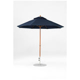 9 Ft Octagonal Frankford Patio Umbrella- Crank Lift- Wood Grain Frame