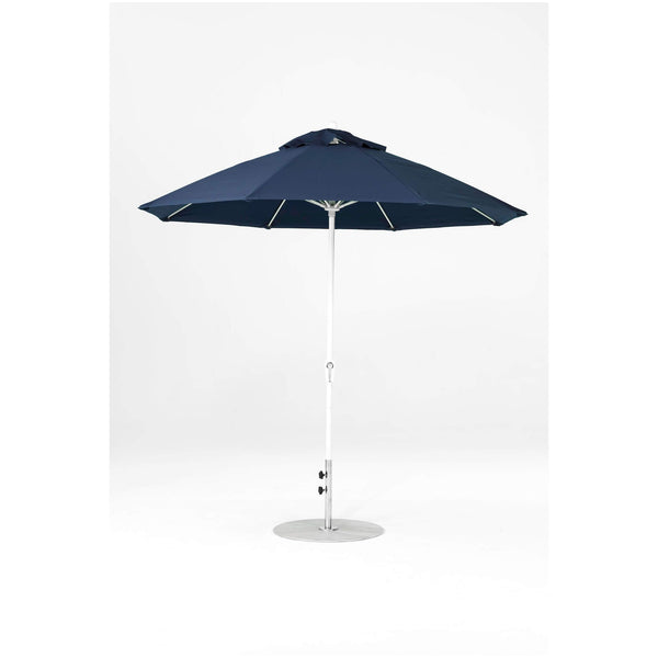 9 Ft Octagonal Frankford Patio Umbrella- Crank Lift- Matte White Frame