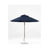 9 Ft Octagonal Frankford Patio Umbrella- Pulley Lift- Matte Bronze Frame
