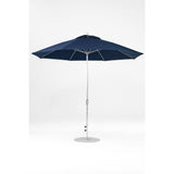 11 Ft Octagonal Frankford Patio Umbrella- Crank Lift- Matte Silver Frame