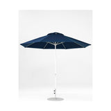 11 Ft Octagonal Frankford Patio Umbrella- Crank Lift- Matte White Frame