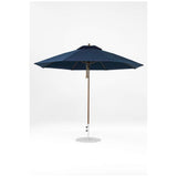 11 Ft Octagonal Frankford Patio Umbrella- Pulley Lift- Matte Bronze Frame