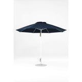 11 Ft Octagonal Frankford Patio Umbrella- Pulley Lift- Matte White Frame