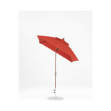 6.5 Ft Frankford Square Patio Umbrella- Crank Auto-Tilt- Matte Bronze Frame