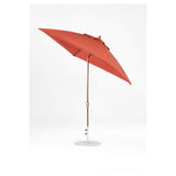 7.5 Ft Frankford Square Patio Umbrella- Crank Auto-Tilt- Matte Bronze Frame