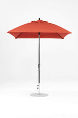7.5 Ft Square Frankford Patio Umbrella- Crank Lift- Matte Black Frame
