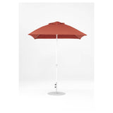7.5 Ft Square Frankford Patio Umbrella- Crank Lift- Matte White Frame