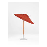 7.5 Ft Octagonal Frankford Patio Umbrella- Crank Auto-Tilt- Wood Grain Frame