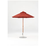 7.5 Ft Octagonal Frankford Patio Umbrella- Crank Lift- Wood Grain Frame