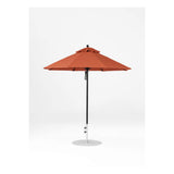 7.5 Ft Octagonal Frankford Patio Umbrella- Pulley Lift- Matte Black Frame