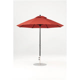9 Ft Octagonal Frankford Patio Umbrella- Crank Lift- Matte Black Frame