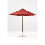 9 Ft Octagonal Frankford Patio Umbrella- Crank Lift- Matte Bronze Frame