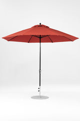 11 Ft Octagonal Frankford Patio Umbrella- Crank Lift- Matte Black Frame