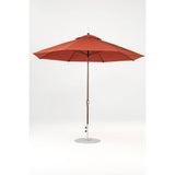 11 Ft Octagonal Frankford Patio Umbrella- Crank Lift- Matte Bronze Frame