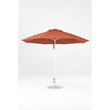11 Ft Octagonal Frankford Patio Umbrella- Pulley Lift- Matte White Frame