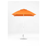 7.5 Ft Square Frankford Patio Umbrella- Crank Lift- Matte White Frame