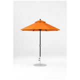 7.5 Ft Octagonal Frankford Patio Umbrella- Crank Lift- Matte Black Frame