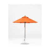 7.5 Ft Octagonal Frankford Patio Umbrella- Pulley Lift- Matte Bronze Frame
