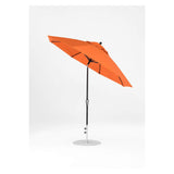 9 Ft Octagonal Frankford Patio Umbrella- Crank Auto-Tilt- Matte Black Frame