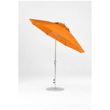 9 Ft Octagonal Frankford Patio Umbrella- Crank Auto-Tilt- Matte Silver Frame