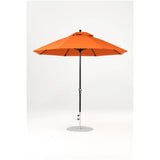 9 Ft Octagonal Frankford Patio Umbrella- Crank Lift- Matte Black Frame