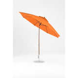 11 Ft Octagonal Frankford Patio Umbrella- Crank Auto-Tilt- Matte Bronze Frame