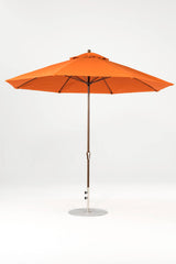 11 Ft Octagonal Frankford Patio Umbrella- Crank Lift- Matte Bronze Frame