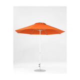 11 Ft Octagonal Frankford Patio Umbrella- Crank Lift- Matte White Frame