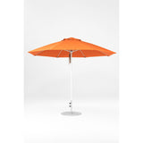 11 Ft Octagonal Frankford Patio Umbrella- Pulley Lift- Matte White Frame
