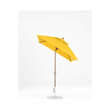 6.5 Ft Frankford Square Patio Umbrella- Crank Auto-Tilt- Matte Bronze Frame