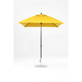 7.5 Ft Square Frankford Patio Umbrella- Crank Lift- Matte Black Frame