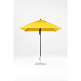 7.5 Ft Square Frankford Patio Umbrella- Pulley Lift- Matte Black Frame