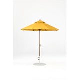 7.5 Ft Octagonal Frankford Patio Umbrella- Crank Lift- Matte Bronze Frame