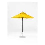 7.5 Ft Octagonal Frankford Patio Umbrella- Pulley Lift- Matte Black Frame