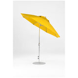 9 Ft Octagonal Frankford Patio Umbrella- Crank Auto-Tilt- Matte Silver Frame