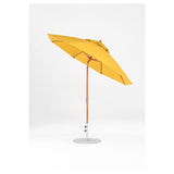 9 Ft Octagonal Frankford Patio Umbrella- Crank Auto-Tilt- Wood Grain Frame