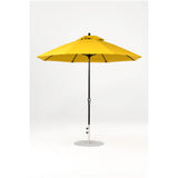 9 Ft Octagonal Frankford Patio Umbrella- Crank Lift- Matte Black Frame