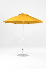 9 Ft Octagonal Frankford Patio Umbrella- Crank Lift- Matte White Frame
