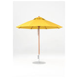 9 Ft Octagonal Frankford Patio Umbrella- Pulley Lift- Wood Grain Frame