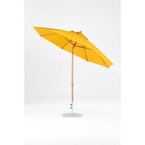 11 Ft Octagonal Frankford Patio Umbrella- Crank Auto-Tilt- Wood Grain Frame