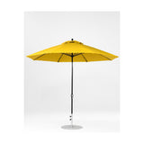 11 Ft Octagonal Frankford Patio Umbrella- Crank Lift- Matte Black Frame
