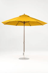 11 Ft Octagonal Frankford Patio Umbrella- Crank Lift- Matte Bronze Frame